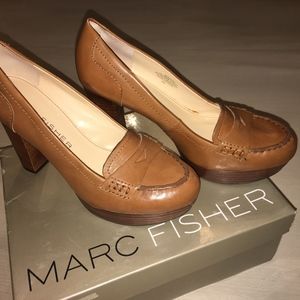 Marc Fisher Platform Penny Loafer